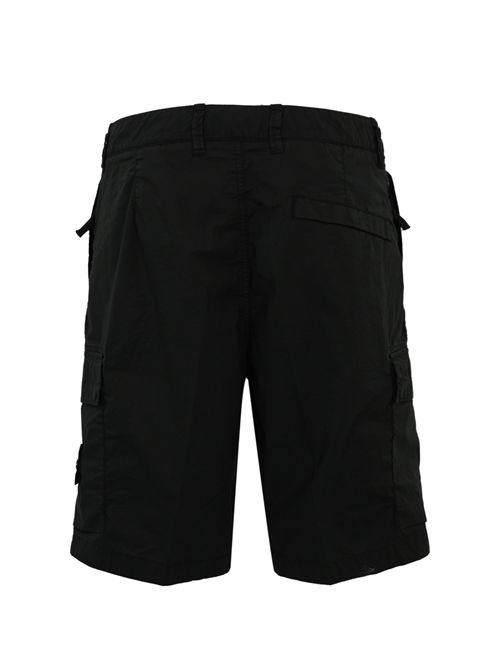 Bermuda Paracadute L100020 in tela stretch Black STONE ISLAND | L100020S0003V0029